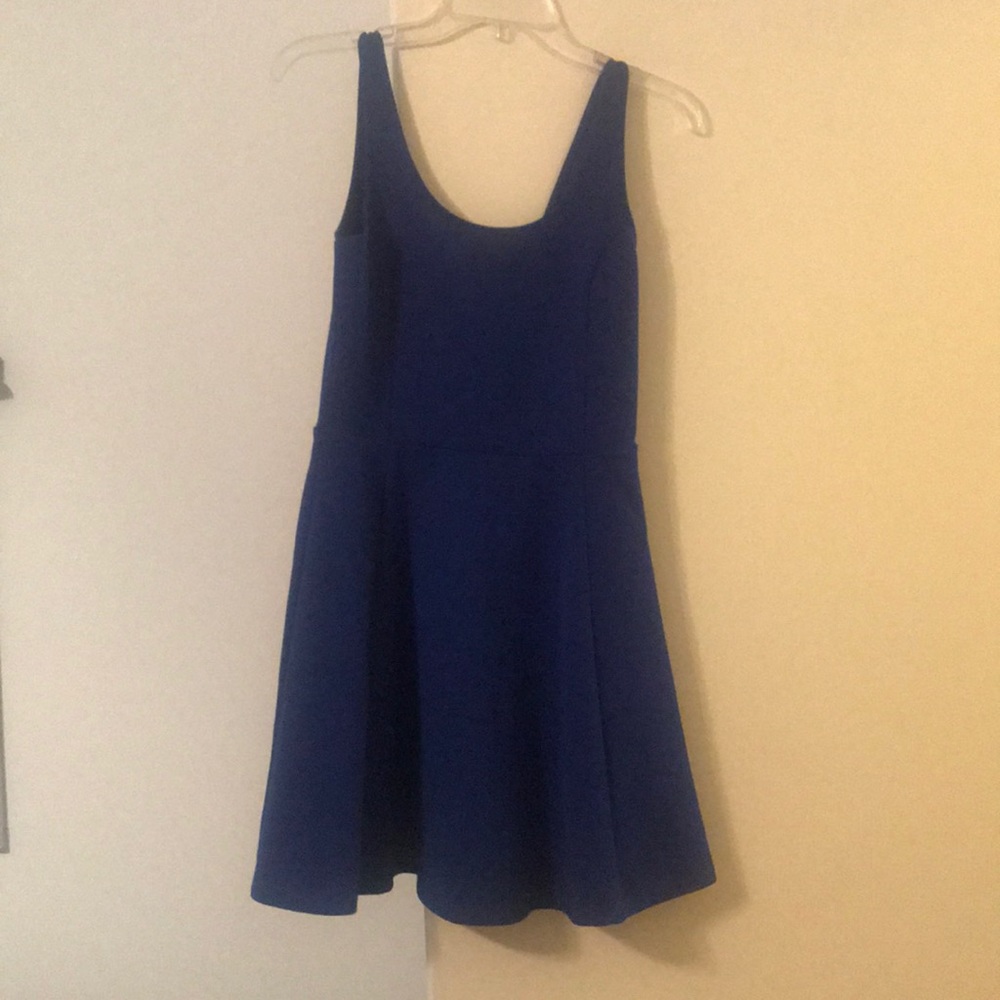 Royal blue dress